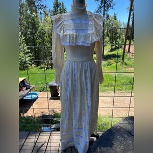 Vintage Tachi Castillo late 1960’s Mexican Wedding dress